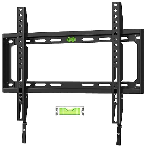 USX MOUNT Fixed TV Wall Mount with Low Profile for Most 26-55 Inch LED, LCD and Flat Screen TVs, TV Mount Bracket with VESA Up to 400x400mm and Weight Capacity 99lbs,and Space Saving TV Bracket - size: 26-60 inch