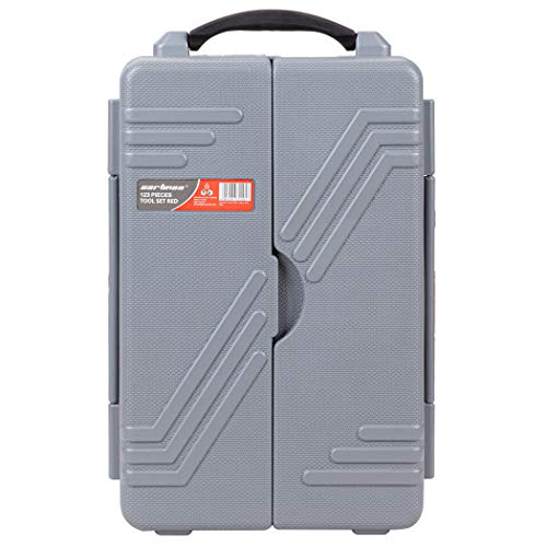 CARTMAN 123-Piece Socket Wrench Tool Set, Auto And Home Repair Kit Case Box | Versatile socket wrench and tool assortment for auto repairs, garage work, DIY projects, home fixes, and general maintenance. - style: 123 PC