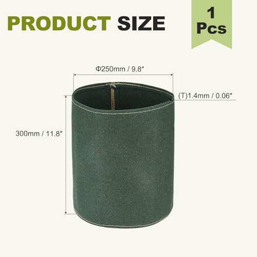 Duct Connector (10") - Flexible Canvas Female Fit Air Duct Vibration Noise Reducing Ducting Coupler Pipe Fitting Coupling for HVAC Ventilation Exhaust Fan Vent Systems, Green - size: 10 Inch
