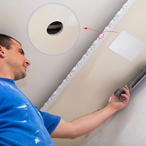 Sosation 6 Pack Ceiling Cover Plate Wall Hole Cover, White, 5 Inch - color: White, size: 5 Inch