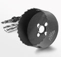 2-7/8 Inch Hole Saw with 3/8" Triangle Shank Quick Change Arbor, JTemgle Bi-Metal Hole Saw Heavy Duty Hole Cutting Tool for Cornhole Boards, Recessed Lights, Wood, Plastic, Drywall & Soft Metal - size: 2-7/8"