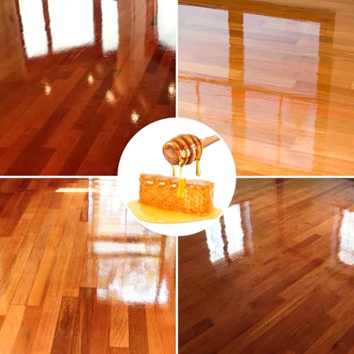 KEHOO Beeswax Wood Polish Spray, 120ml - Beeswax Furniture Polish Spray, Bring a Towel and a Sponge for Wood Multipurpose Wood Wax Restorer for Floors, Cabinets, and Tables（2PCs）