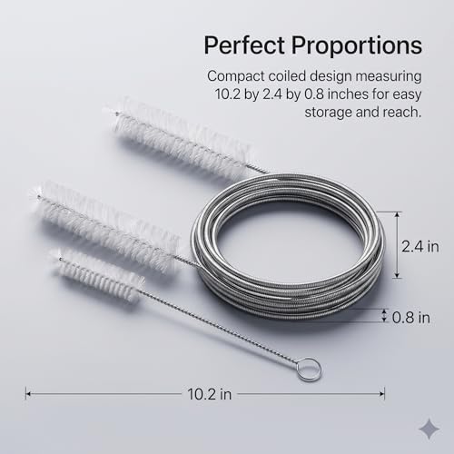 Flexible Drain Clog Remover Brush Single Head Extended Reach Cleaning Tool for Bathroom Kitchen and Sink Drains White - color: White, size: Medium