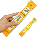 9 Inch Torpedo Level Magnetic, Shock-Proof Small Level Tool with 45/90/180 Degree Bubble Vials, Aluminium Alloy Frame, V-Groove and Magnet Track - style: 9″-1pcs