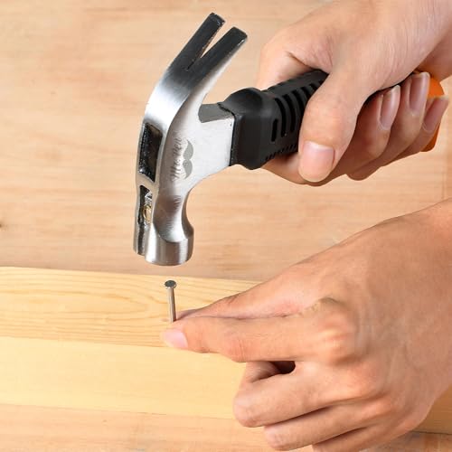 Mr. Pen- Claw Hammer, 8oz, Orange, Magnetic - color: Orange