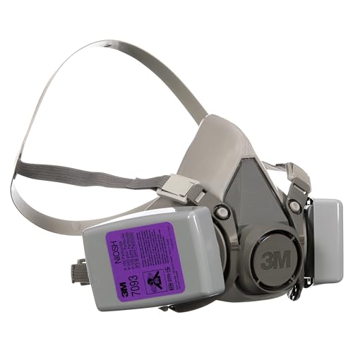 3M P100 Hard Case Particulate Reusable Respirator 62093, Medium, 1-Kit