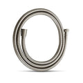 OFFO Shower Hose, Brushed Nickel Kink Free Stainless Steel Shower Hose Attachment Electroplating Handheld Shower Head Hose Flex Hoses Extension with Brass Insert & Nut for Pet Bathing Cleaning 80-Inch - color: Brushed Nickel, size: 80 in