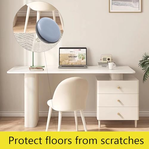 24pcs 3/4" Nail on Furniture Glides Sliders for Wooden Furniture, Furniture Sliders Pads Teflon Furniture Glides Chair Leg Pads Floor Protectors PTFE Moving Furniture Glides - size: 0.75"-24pcs
