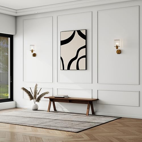 Pangda 3set Peel and Stick Wall Molding Kit 3D Premade, 48x80in - size: 48x80in