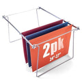 Officemate Hanging File Frame for Letter Size Hanging Folders, Adjustable Steel Drawer Organizer for Desks, Cabinets and Shelves, 24 to 27 Inch, Set of 2 - size: 2-Pack