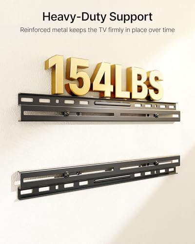 monTEK TV Wall Mount Extension Bracket, Fits 16-24" Wood Studs, Max 154lbs