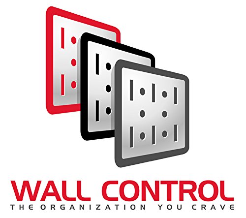 Wall Control 30-WRK-400RB Standard Workbench Metal Pegboard Tool Organizer,Red/Black - color: Red/Black
