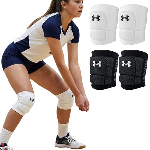 Under Armour Volleyball Knee Pads, Set of 2 - color: White, size: Youth