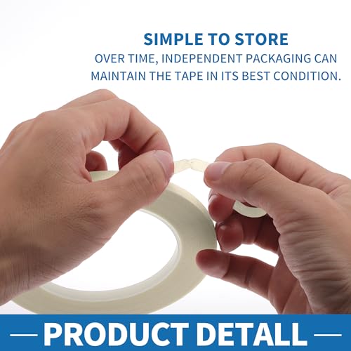 Painters Tape Easy Removal 0.2 Inches x 52.5 Yards White - color: White, size: 0.2 Inches x 52.5 Yards