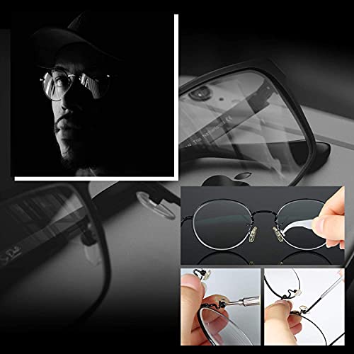 Magnetic Eyeglass Repair Kit, Glasses Repair Kit with Eyeglass Screws Include Nose Pads, Precision Screwdriver Tool Set and Tweezers for Eyeglasses, Sunglasses, Watch Clock Spectacle Repair - color: Mini Screwdriver