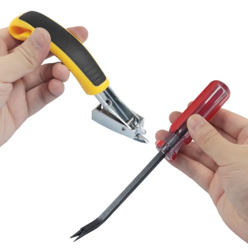 2 Pack Staple Remover, Red or Yellow Handle - color: Red, Yellow