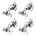 4 Pcs 105° Soft Close Cabinet Hinges 35mm, 3D Inset Hinge - size: Inset