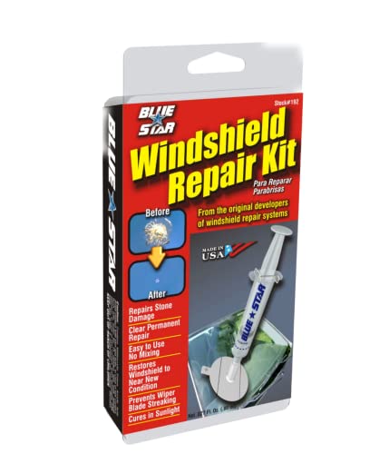 Blue Star Do-It-Yourself Windshield Repair Kit .027 Fl Oz. (1) - size: 1