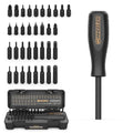 Wheeler Space Saver Screwdriver Set with Magnetic Screwdriver Handle, Bit Assortment and Storage Case for Maintenance, 9.8 x 1.8 x 8.2 inches (Pack of 10) - size: 9.8 x 1.8 x 8.2 inches (Pack of 10)