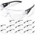 TBET Clear Safety Glasses Bulk for Men, ANSI Z87.1& UV Protection Glasses