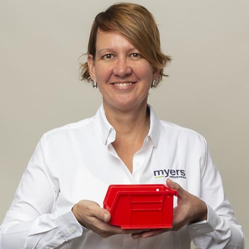 Akro-Mils 30210 AkroBins Plastic Storage Bins, 5"x4"x3", Clear, 6-Pack - color: Clear, size: 6 Pack