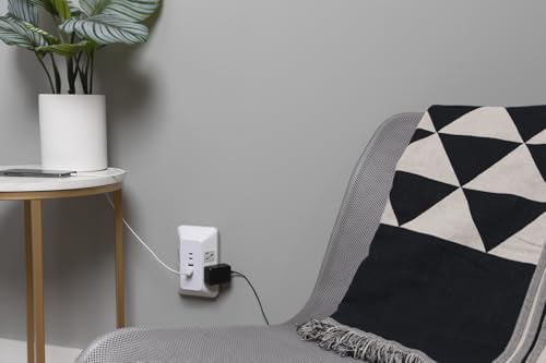 GE Outlet Extender with USB Ports, 4 Outlet Splitter, 2 USB-A, 2 USB-C - size: 2 USB-C
