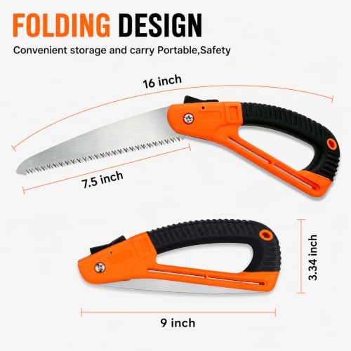 Camping Saw with Upgraded Hand Guard and SK5 Blade