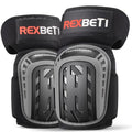 REXBETI Knee Pads for Men, Anti-slip Construction Gel Knee Pads for Work - color: Gray