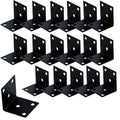 25PCS L Brackets, 2.6" 304 Stainless Steel Brackets, Black - size: 25PCS-2.6'' L Brackets