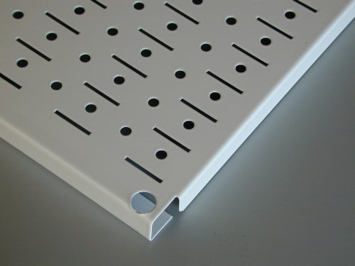 Wall Control Pegboard Organizer 4 ft. Metal Pegboard Standard Tool Storage Kit with White Toolboard and White Accessories - color: White