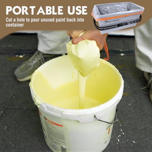 ROLLINGDOG 18 Inch Disposable Paint Bucket Liners - color: 18" Disposable Paint Bucket Liners