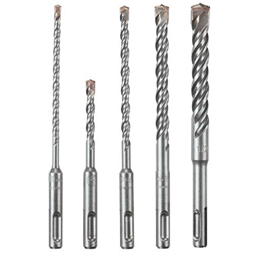 BOSCH HCK005 5-Piece Assorted Set SDS-Plus Bulldog Rotary Hammer Bits Ideal for Applications in Masonry, Brick, Block, Concrete - style: 5pc