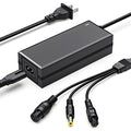 3 in 1 Replacement Charger for 2A 42v/36v 3 Claw (8mm/12mm) Female Port (5.5mm*2.5mm Universal 2.1mm) for, Jetson, Swagtron, Gotrax,Swagway,Razor