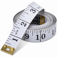 Measuring Tape for Body Measurements, Soft Tape Measure Double Scale, Has 150 Centimetre Scale on Reverse and Front 60 Inch - color: White