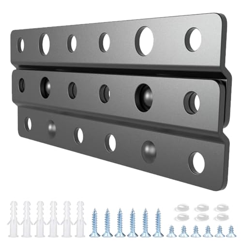 Metal Interlocking French Cleat Picture Hanger 4", 4 Pairs - size: 4 Inch
