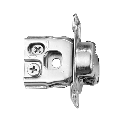 1 Inch Overlay Soft Close Cabinet Hinges, 6 Pack Slow Soft Close Hinges for Kitchen Cabinets Satin Nickel Hidden Self Closing Kitchen Cabinet Hinges for Cupboard - size: 1 inch Overlay