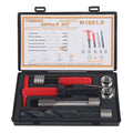 M18x1.5 Thread Repair Kit, 10 Pcs Helicoil Thread Repair Kit Thread Chaser Set, Portable Thread Metric Inserts Repair Kits Helicoil Thread Repair kit, Compatible Hand Tool Set for Auto Repairing - color: M18x1.5