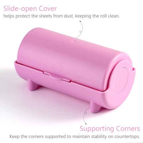 Nail Stamper Cleaner Roll, Sticky Lint Remover for Stampers - color: Pink