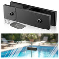 20 Pack Black Railing Glass to Glass Clamp, 180° Double Side Glamps - size: 20 Pack, style: 180 Degree