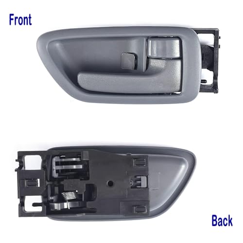 Set of 4 Front & Rear Drive & Passenger Side Interior Door Handles for 2000-2004 Toyota Avalon, 2001-2007 Sequoia, 2004-2006 Tundra(Crew Cabs Only) - Four Full-Sized Doors - Gray - size: 4 Pieces