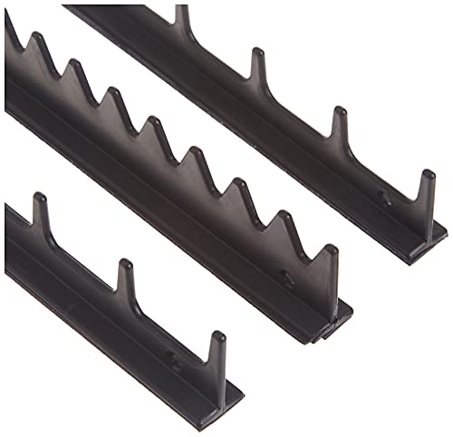 Ernst Manufacturing 6011M Screwdriver Rail Set with Magnetic Backing, 20 Tool, Black - color: Black, size: Pack of 1, style: 40 Tool, Magnetic Mount