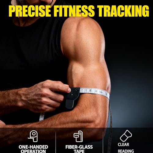 Measuring Tape for Body Measurements, Black, 60 Inch - color: black