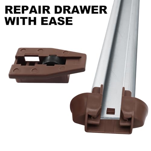 Plastic Center Mount Drawer Track Guidess, Dresser Repair Parts