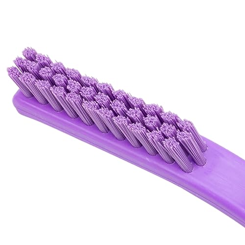SPARTA Detail Brush Grout Brush, Crevice Brush with Hanging Hole for Bathroom, Kitchens, Countertop, Plastic, 9 Inches, Purple - color: Purple, size: 9 Inches