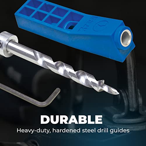 Kreg MKJKIT Mini Jig Kit - Simple, Compact Kreg Pocket-Hole Jig - Create Strong Joints Without Glue - for Tight Spaces & Small Projects - Holiday Home Improvement Gifts for Him