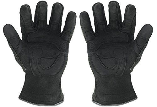 Ironclad HEATWORX REINFORCED; Heat and Cut Resistant Gloves, Palm Heat Protection Rated up to 450°F, (1 Pair), Black - size: Large (Pack of 1)