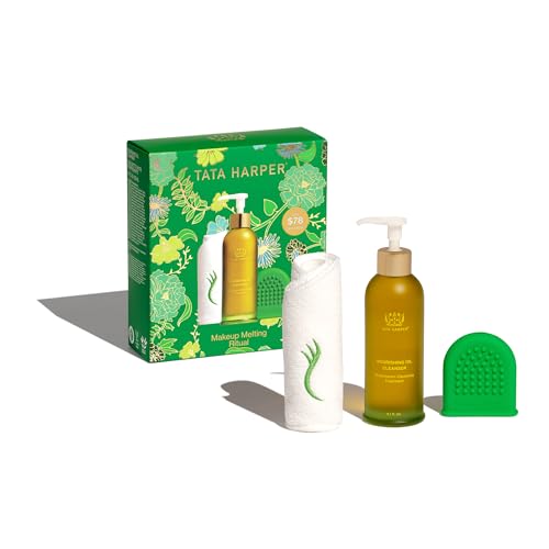 Tata Harper Nourishing Oil Cleanser, Gentle Makeup Removing Cleanser, Cleansing Oil, Natural Skincare - size: 17.71 Ounce (Pack of 1)