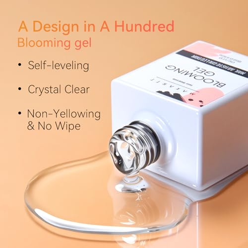 Makartt Blooming Gel & 3D Gel Nail Art Kit for DIY Nail Art Clear - color: A14-Clear Blooming Gel & 3D Gel