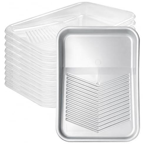 Mister Rui Paint Tray with Liners 9 Inch 11 Pieces Tray Set