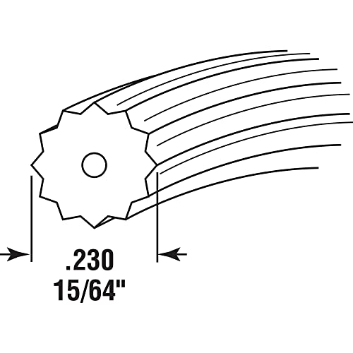 Prime-Line P 7529 0.23 In. x 250 ft. Roll Gray Spline (1 Roll) - size: 0.23 in.